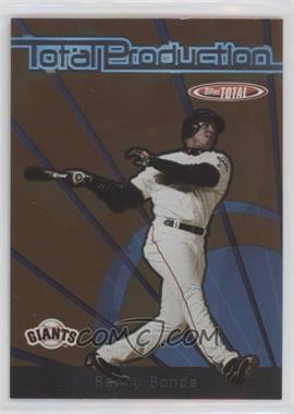 2005 Topps Total - Total Production #TP-BB - Barry Bonds