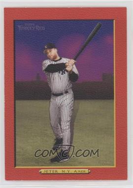 2005 Topps Turkey Red - [Base] - Red #230.2 - Derek Jeter (Purple Sky; Turkey Red Back)