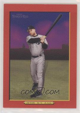 2005 Topps Turkey Red - [Base] - Red #230.2 - Derek Jeter (Purple Sky; Turkey Red Back)