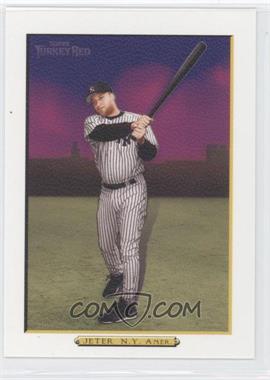 2005 Topps Turkey Red - [Base] - White #230.2 - Derek Jeter (Purple Sky; Turkey Red Back)