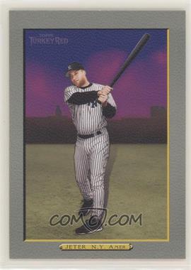 2005 Topps Turkey Red - [Base] #230.2 - Derek Jeter (Purple Sky; Turkey Red Back)