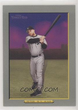 2005 Topps Turkey Red - [Base] #230.2 - Derek Jeter (Purple Sky; Turkey Red Back)