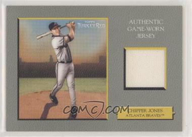 2005 Topps Turkey Red - Relics #TRR-CJ - Chipper Jones