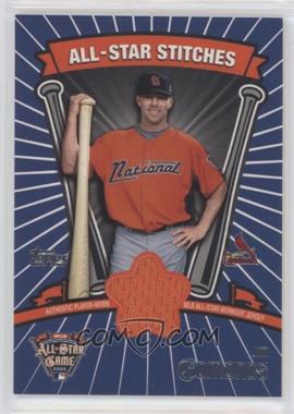 2005 Topps Updates & Highlights - All-Star Stitches #ASR-JE - Jim Edmonds