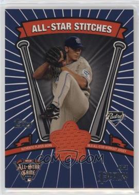 2005 Topps Updates & Highlights - All-Star Stitches #ASR-JP - Jake Peavy