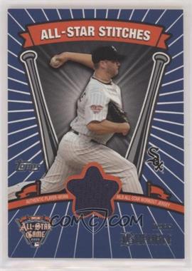 2005 Topps Updates & Highlights - All-Star Stitches #ASR-MB - Mark Buehrle