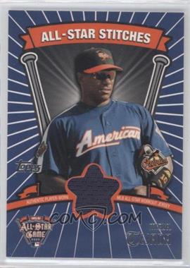 2005 Topps Updates & Highlights - All-Star Stitches #ASR-MT - Miguel Tejada
