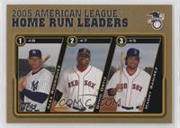 League Leaders - Alex Rodriguez, Manny Ramirez, David Ortiz #/2,005