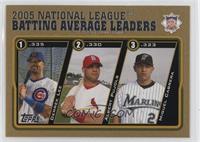 League Leaders - Derrek Lee, Albert Pujols, Miguel Cabrera #/2,005