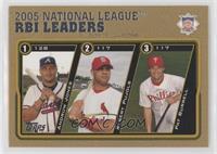 League Leaders - Andruw Jones, Albert Pujols, Pat Burrell #/2,005