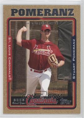 2005 Topps Updates & Highlights - [Base] - Gold #UH269 - Stu Pomeranz /2005