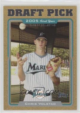 2005 Topps Updates & Highlights - [Base] - Gold #UH321 - Chris Volstad /2005