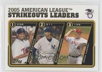 League Leaders - Johan Santana, Randy Johnson, John Lackey