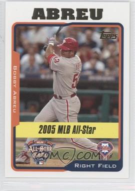 2005 Topps Updates & Highlights - [Base] #UH185 - All-Star - Bobby Abreu