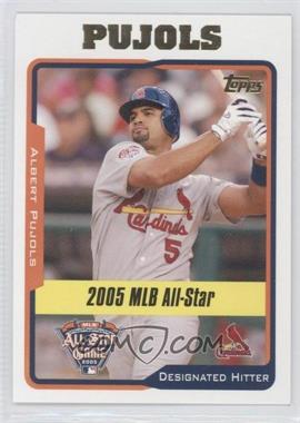 2005 Topps Updates & Highlights - [Base] #UH187 - All-Star - Albert Pujols