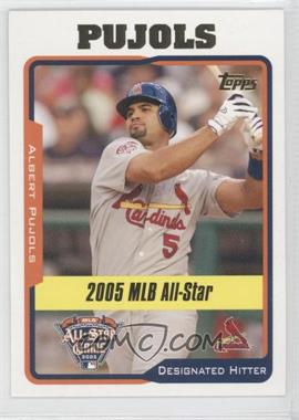 2005 Topps Updates & Highlights - [Base] #UH187 - All-Star - Albert Pujols