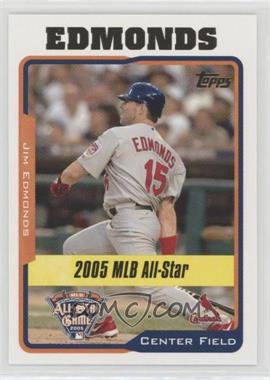 2005 Topps Updates & Highlights - [Base] #UH189 - All-Star - Jim Edmonds