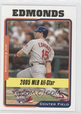 2005 Topps Updates & Highlights - [Base] #UH189 - All-Star - Jim Edmonds