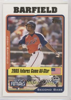 2005 Topps Updates & Highlights - [Base] #UH218 - Futures Game - Josh Barfield