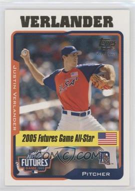 2005 Topps Updates & Highlights - [Base] #UH220 - Futures Game - Justin Verlander