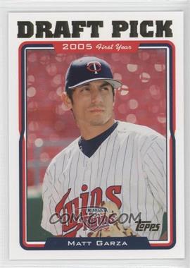 2005 Topps Updates & Highlights - [Base] #UH318 - Matt Garza