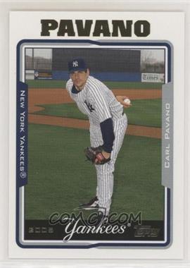 2005 Topps Updates & Highlights - [Base] #UH70 - Carl Pavano