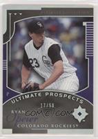 Ultimate Prospects - Ryan Speier #/50