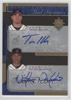 Travis Hafner, Victor Martinez #/25