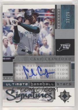 2005 Ultimate Collection - Ultimate Baseball Star Signatures #BS-CC - Carl Crawford /25