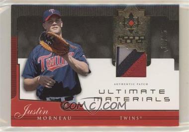 2005 Ultimate Collection - Ultimate Game Materials - Patch #UG-MO - Justin Morneau /25