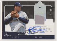 Ben Sheets #/25