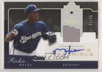 Rickie Weeks #/25