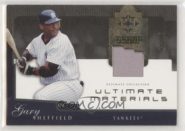 2005 Ultimate Collection - Ultimate Game Materials #UG-GS - Gary Sheffield /25