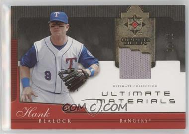 2005 Ultimate Collection - Ultimate Game Materials #UG-HB - Hank Blalock /35