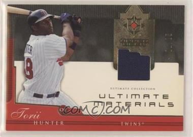 2005 Ultimate Collection - Ultimate Game Materials #UG-HU - Torii Hunter /25