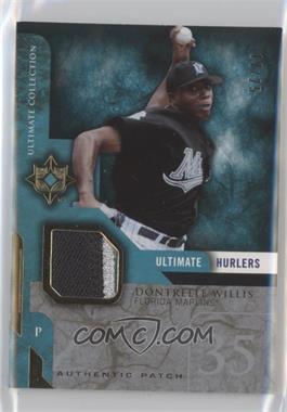 2005 Ultimate Collection - Ultimate Hurlers Materials - Patches #UH-DW - Dontrelle Willis /25