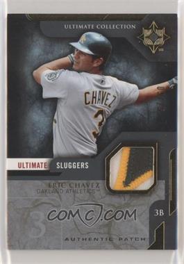 2005 Ultimate Collection - Ultimate Sluggers Materials - Patch #SL-EC - Eric Chavez /25