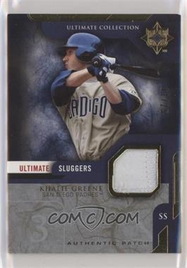 2005 Ultimate Collection - Ultimate Sluggers Materials - Patch #SL-GR - Khalil Greene /25