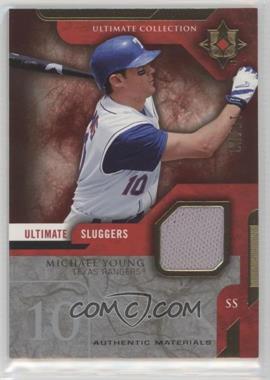2005 Ultimate Collection - Ultimate Sluggers Materials #SL-MY - Michael Young /20
