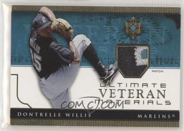 2005 Ultimate Collection - Ultimate Veteran Materials - Patch #UV-DW - Dontrelle Willis /30