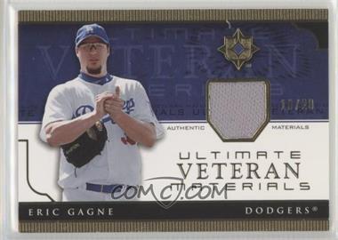 2005 Ultimate Collection - Ultimate Veteran Materials #UV-EG - Eric Gagne /20