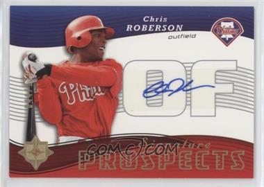 2005 Ultimate Signature Edition - [Base] #120 - Signature Prospects - Chris Roberson /125