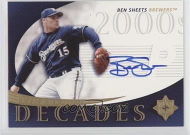 2005 Ultimate Signature Edition - Signature Decades #SD-BS - Ben Sheets