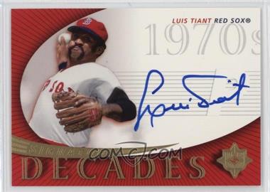 2005 Ultimate Signature Edition - Signature Decades #SD-LT1 - Luis Tiant