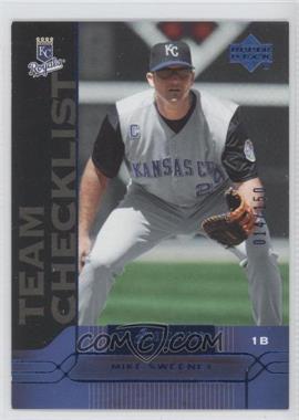 2005 Upper Deck - [Base] - Blue UD Exclusives #484 - Team Checklist - Mike Sweeney /150