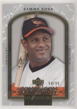 2005 Upper Deck - [Base] - Gold UD Exclusives #468 - Bound For Glory - Sammy Sosa /99