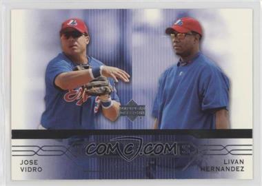 2005 Upper Deck - [Base] - Retro Color Variation #278 - Team Leaders - Jose Vidro, Livan Hernandez