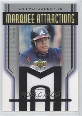 2005 Upper Deck - Marquee Attractions Jerseys #MA-CJ - Chipper Jones