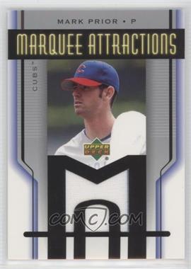 2005 Upper Deck - Marquee Attractions Jerseys #MA-MP - Mark Prior