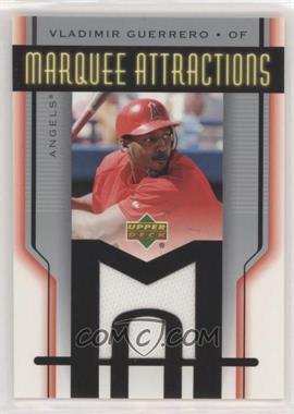 2005 Upper Deck - Marquee Attractions Jerseys #MA-VG - Vladimir Guerrero